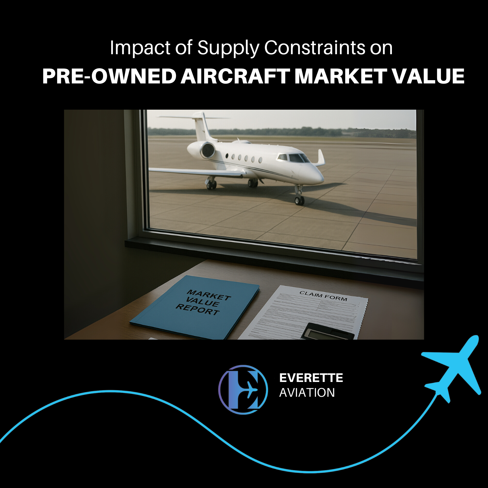 Impact of supply constraints on preowned aircraft values